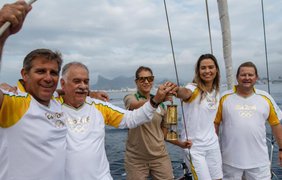 Олимпийский огонь прибыл в Рио 