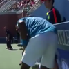 На французского теннисиста во время матча упало табло (видео)