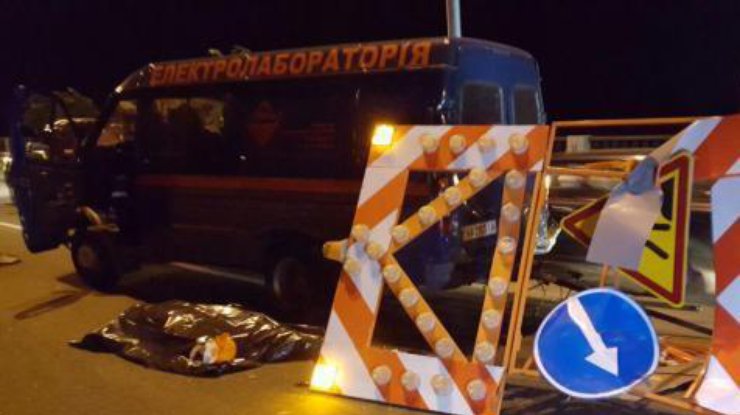 В Киеве пьяный водитель насмерть сбил работника дорожной службы 
