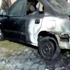У Мукачево спалили автівку прикордонника