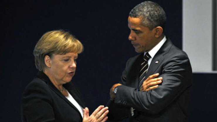 Обама и Меркель призвали к разведению сил на Донбассе