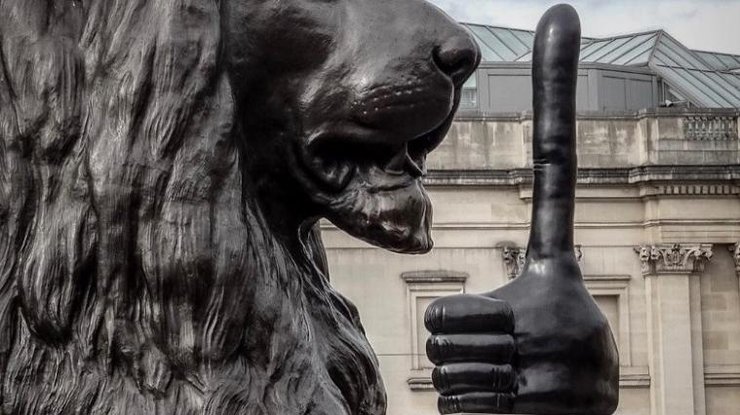 В центре Лондона установили необычный памятник