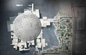 В Абу-Даби построили белоснежный музей искусств на воде