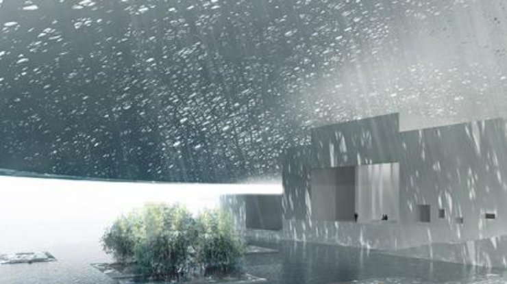 В Абу-Даби построили белоснежный музей искусств на воде