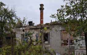 Разрушенные на Донбассе дома 