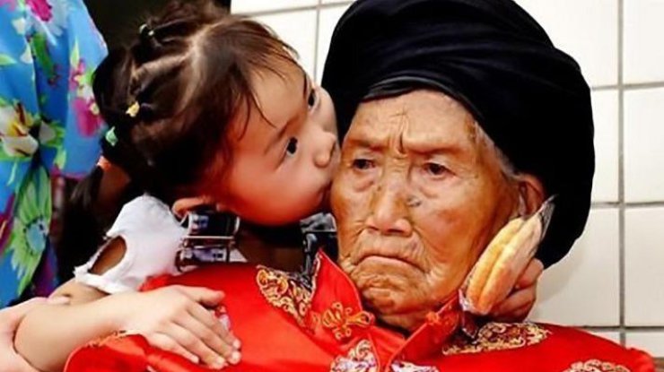 В Китае умерла старейшая женщина в мире