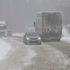 На Закарпатье запретили движение грузовиков из-за снегопадов
