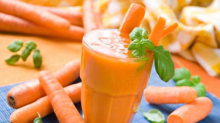 Морковный сок помогает при проблемах с бесплодием