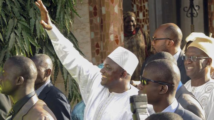 Новый президент Гамбии Адама Барроу