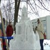 У Сумах активісти змайстрували снігове місто 