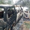 На Волыни контрабандисты сожгли автобус, убегая от пограничников