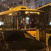 В центре Киева из-за аварии парализовано движение троллейбусов (фото) 