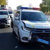 В Запорожье полицейские разбили в аварии сразу три джипа (фото)