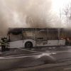 В Винницкой области на ходу загорелся автобус (фото)