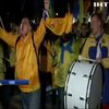 Матч Украина - Хорватия собрал в столице тысячи фанов