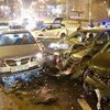Транспортный коллапс в Киеве: столкновение пяти авто парализовало движение 