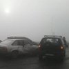 Крупное ДТП: в Каменском из-за тумана столкнулись десять авто (фото)