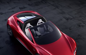 Илон Маск показал спорткар с откидывающимся верхом Tesla Roadster 