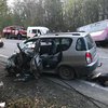 Под Львовом автобус попал в ДТП: семеро пострадавших (фото)