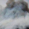 Дорога укутана дымом: на Почтовой площади вспыхнул пожар (фото)