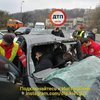В центре Киева пьяный водитель устроил жуткую аварию (видео) 
