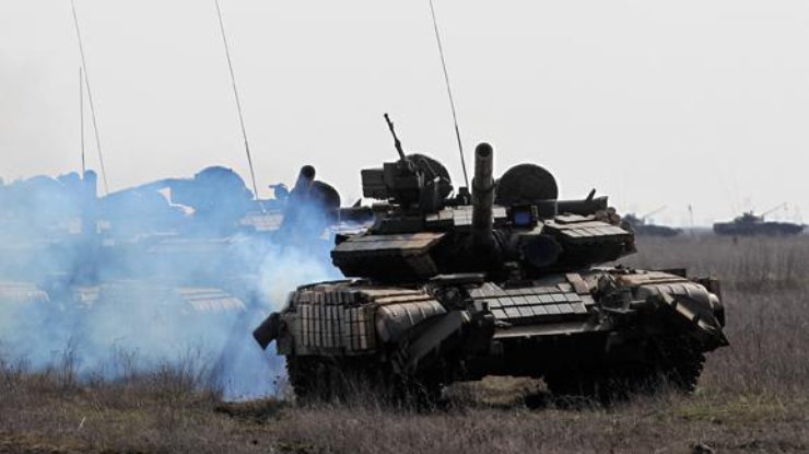 Украинские танки Т-64 "Оплот"