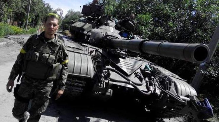 Украинский воин Юрий Золотарев
