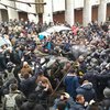 В Киеве перекрыли движение на Крещатике