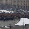 На Майдане прощаются с погибшими в Авдеевке военными (фото, видео)