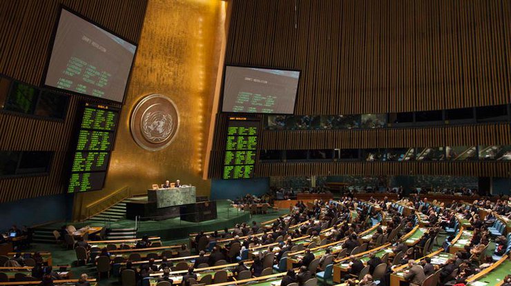 ООН приняла резолюцию Украины 