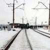 На Донбассе неизвестные перекрыли железную дорогу (фото) 