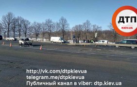 Масштабная авария под Киевом 