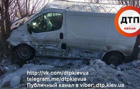 Масштабная авария под Киевом 