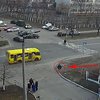 На Березняках у маршрутки на ходу отвалилось колесо (видео)
