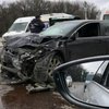 ДТП в Харькове: водителя раздавило от столкновения машин