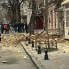 В центре Одессы обрушился фасад жилого дома