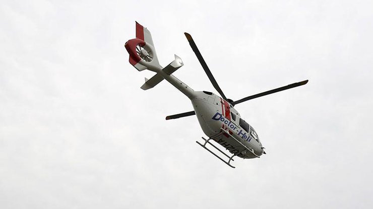 В Японии спасательный вертолет потерпел крушение