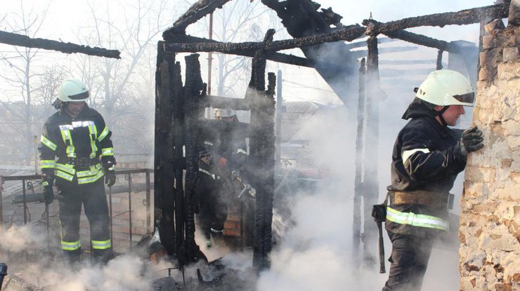 В Ирпене пожар уничтожил жилой дом 
