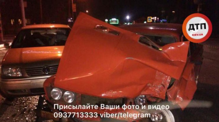 Пьяное ДТП под Киевом: водитель разбил три авто на встречной полосе 