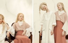 Близнецы-альбиносы из Сан-Паулу покорили мир моды своей внешностью