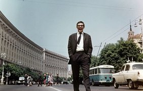 Никита Михалков на Крещатике, 1966 год, Киев