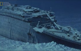 "Титаник" до и после крушения 