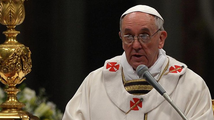 Папа Римский пожелал Украине обрести согласие 