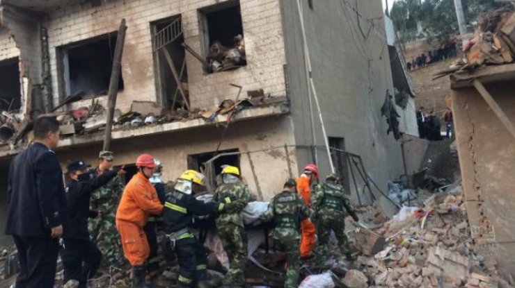В Китае мощный взрыв унес жизни шести человек 