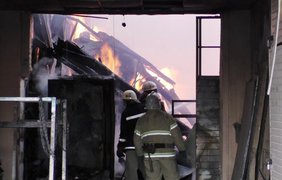 Масштабный пожар в Чернигове 