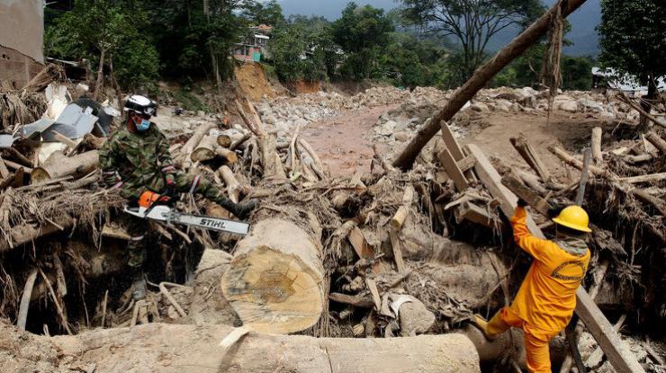 Оползень в Колумбии: количество погибших превысило 300 человек 