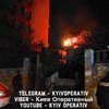 В Киеве загорелся жилой дом (видео)