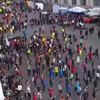 В Киеве благотворительный полумарафон сняли с высоты птичьего полета (видео)