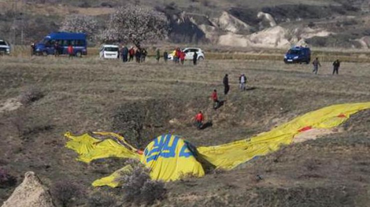 В Турции разбился воздушный шар