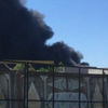 В Киевской области горит крупный завод (фото, видео) 